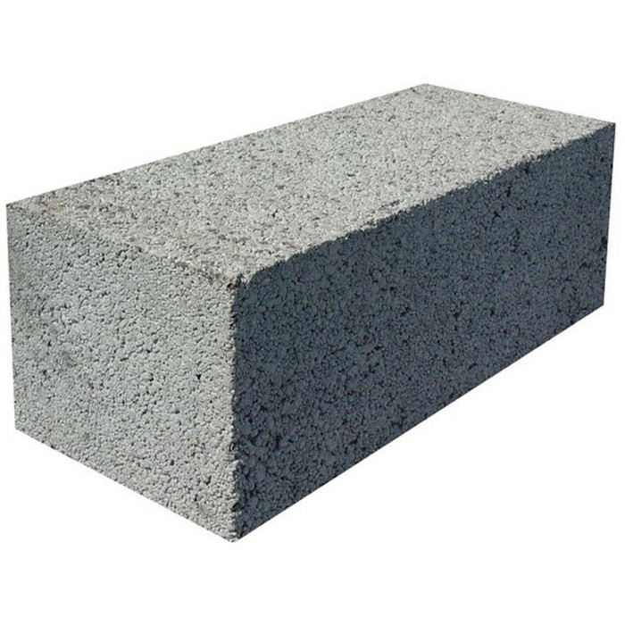 Блок керамзитобетонный стеновой Д 800 полнотелый СКЦ-1ПРП 390x188x190